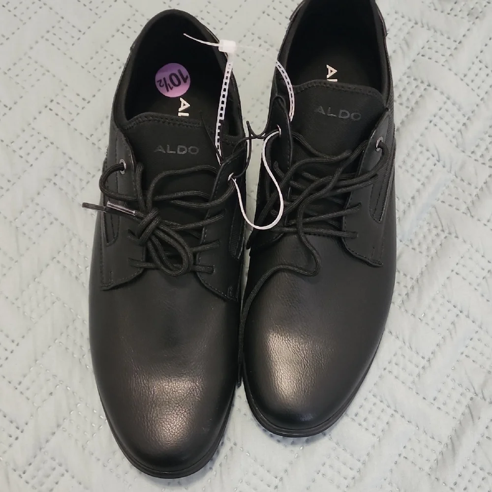 Aldo Men's Sleek Black Derbys